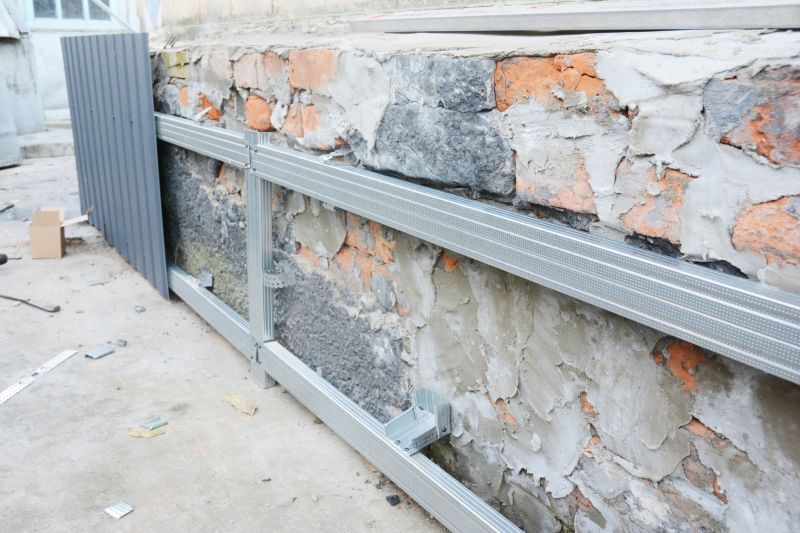 Repaired Foundation Walls